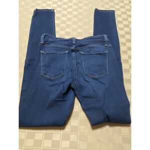 EUC Flying Monkey High Rise‎ Skinny Jeans Size 25 X 32 Dark Wash Cotton Blend